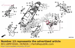 Aquí puede pedir no hay descripción disponible de Honda , con el número de pieza 80118MFJD00: