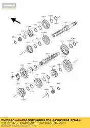 Aquí puede pedir engranaje, salida, superior, 20t z250-w1 de Kawasaki , con el número de pieza 131291323: