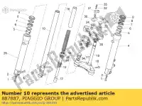 887887, Piaggio Group, Manga moto-guzzi breva ie nevada classic v 750 2003 2008 2009 2012 2014, Novo