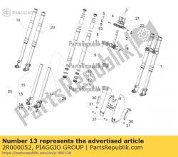 Aprilia 2R000052, Ok?adka ochronna, OEM: Aprilia 2R000052