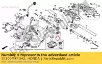 35100MKFD42, Honda, conjunto de interruptor, combinación y cerradura honda  1000 2017 2018 2019, Nuevo
