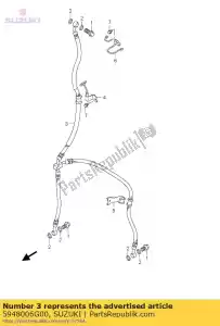 suzuki 5948006G00 w??, hamulec przedni - Dół