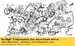 Tutaj możesz zamówić ? Arówka komp. B (t3) (pcb) od Honda , z numerem części 35603MCAA81: