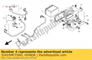 Honda 32410MCT000 cable, starter motor - Bottom side