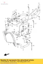 Here you can order the bracket,conduct from Suzuki, with part number 1779346E10: