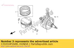 Here you can order the piston from Honda, with part number 13101HP1600: