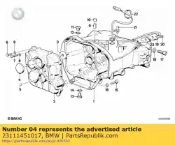Here you can order the sealing cover from BMW, with part number 23111451017:
