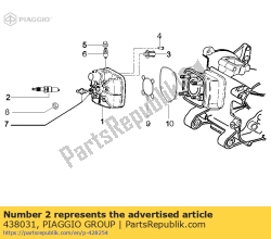 Aprilia 438031, Candela campione rn1c, OEM: Aprilia 438031