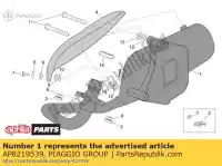 AP8219539, Piaggio Group, silenciador aprilia scarabeo t e 100 4 2, Novo