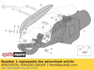 Piaggio Group AP8219539 t?umik - Dół