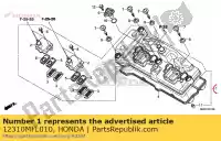 12310MFL010, Honda, conjunto da tampa, cabeça do cilindro honda  cbr 1000 2008 2009 2010 2011 2012 2013 2017 2018 2019, Novo