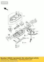 250231201, Kawasaki, obudowa licznika ok?adek, upp zx1100-d1 kawasaki gtr zz r zzr 600 1000 1100 1993 1994 1995 1996 1997 1998 1999 2000 2002 2003, Nowy