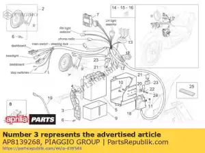 Piaggio Group AP8139268 battery cover - Bottom side