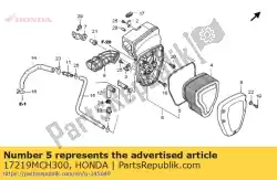 Here you can order the seal, air cleaner from Honda, with part number 17219MCH300: