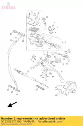 Ici, vous pouvez commander le maître cylindre assy auprès de Yamaha , avec le numéro de pièce 5C32583T0200: