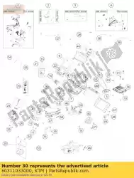 Aquí puede pedir unidad de control de motocicletas de KTM , con el número de pieza 60311033000: