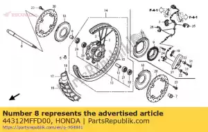 Honda 44312MFFD00 ko?nierz, r. fr. od strony ko?a - Dół