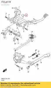 suzuki 0932110036 cuscino an650 - Il fondo