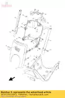 3B3F339100P3, Yamaha, pannello frontale yamaha xf 50 2007 2008, Nuovo