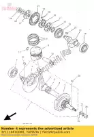 3Y1116810000, Yamaha, goupille, manivelle 1 yamaha sr 250 1996, Nouveau