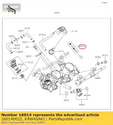 Qui puoi ordinare avvitatore ad aria ex400gjf da Kawasaki , con numero parte 160140022: