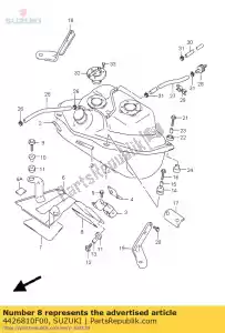 suzuki 4426810F00 bouclier, inférieur - La partie au fond