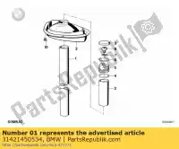 31421450534, BMW, stanchion bmw  750 1000 1984 1985 1986 1987 1988 1989 1990 1991 1992 1993 1994 1995 1996, New