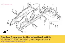 Qui puoi ordinare set calandra, seduta (wl) * tipo3 * (tipo3) da Honda , con numero parte 77250MATD30ZC: