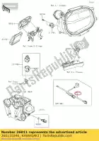 260110246, Kawasaki, wire-lead,bat. connectio kx450 kawasaki  kx 250 450 2009 2010 2011 2012 2013 2014 2015 2016 2017 2018 2019 2020 2021, New