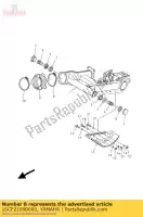 1SCF21890000, Yamaha, laars, rubber yamaha yfm 300 2013, Nieuw