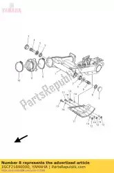 Here you can order the boot, rubber from Yamaha, with part number 1SCF21890000: