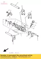 916095001600, Yamaha, perno, molla (3m5) yamaha rx 100 1996, Nuovo