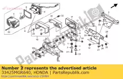 Here you can order the no description available at the moment from Honda, with part number 33425MGR640: