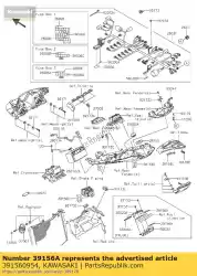 Aquí puede pedir almohadilla, 15x60x2 zx636edf de Kawasaki , con el número de pieza 391560954: