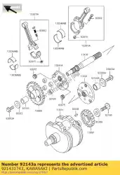 Here you can order the collar vn800-a1 from Kawasaki, with part number 921431743: