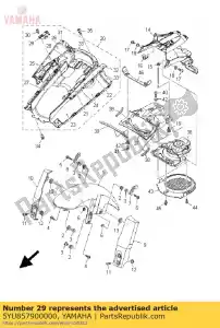 yamaha 5YU857900000 termosensore assy - Il fondo