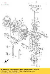 Here you can order the carburetor,rh. From Suzuki, with part number 1320431E01: