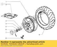 563928, Piaggio Group, bras oscillant gilera piaggio vespa et runner skipper 50 125 150 180 1996 1998, Nouveau