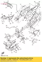 1WDXF17120P6, Yamaha, couverture, côté 1 yamaha  320 2020, Nouveau