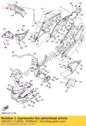 Aqui você pode pedir o capa, lado 1 em Yamaha , com o número da peça 1WDXF17120P6: