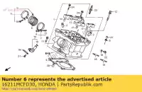 16211MCFD30, Honda, isolator, gasklephuis honda vtr 1000 2002 2003 2004 2005 2006, Nieuw