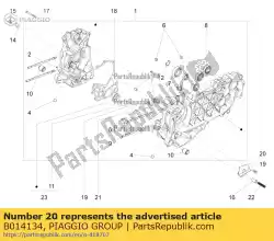 olie schot van Piaggio Group, met onderdeel nummer B014134, bestel je hier online: