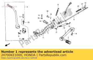 Honda 24700KE1000 cambio de pedal ** nla ** - Lado inferior