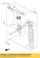 6210029F5037W, Suzuki, Absorbeur assy, ??r suzuki dr z 400 2002 2003 2004, Nouveau