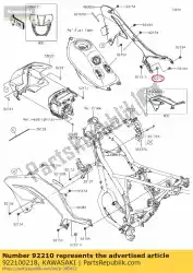 Tutaj możesz zamówić nakr? Tka 6mm od Kawasaki , z numerem części 922100218: