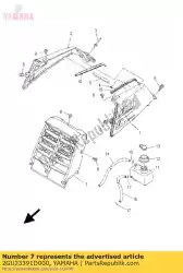 paneel, voorkant van Yamaha, met onderdeel nummer 2GU23391D000, bestel je hier online: