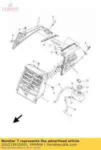 yamaha 2GU23391D000 painel frontal - Lado inferior