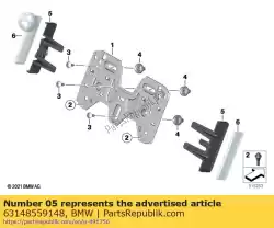 bevestiging voor achterreflector van BMW, met onderdeel nummer 63148559148, bestel je hier online: