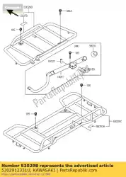 Here you can order the carrier,fr,s. Gray from Kawasaki, with part number 5302912331U: