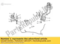 GU28726581, Piaggio Group, support clignotant moto-guzzi arabinieri t3 t5 v 350 850 1985 1988 1990 1992 1994 1995, Nouveau